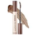 COSNORI Perfect Setting Waterproof Mascara Long&Curl 02 Cozy Brown – Natural Defined Lashes with Long-Lasting Curl Hold, Brown Mascara, Soft Definition for Blue & Green Eyes, 0.23fl oz