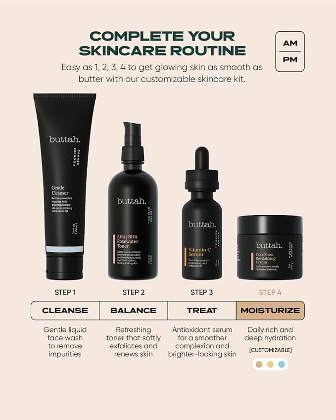 Buttah Skin CocoShea Revitalizing Cream 2oz - Rich Skin Barrier Moisturizer Cream - Best Face Moisturizer for Dry Skin - Moisturizer for Glowy Skin - Black Founded Skincare