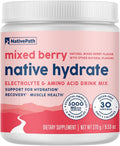 NativePath Hydrate Electrolyte Powder, Mixed Berry, 30 Servings