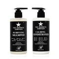 The Goodbye Company Castor Oil Shampoo Conditioner Duo, Gentle Cleansing and Lightweight Hydration, Aloe Vera Shea Botanicals, Sulfate Free Paraben Free Protein Free, 10 oz Each, Made in USA