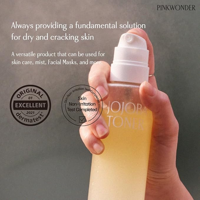 PINKWONDER Jojoba Facial Toner, Hydrating for Dry & Sensitive Skin 6.76oz