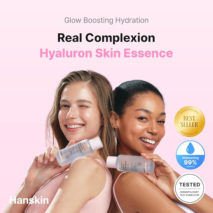 Hanskin Hyaluron Skin Essence, Hydrating Toner for Dry Skin, 5.07 fl oz