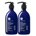 Luseta Color Brightening Blue Shampoo and Conditioner Set Orange & Copper Neutralizing for Brunettes & Dark Blondes, Brassiness Control Tone Correcting for Color Treated Hair, Sulfate Free 2x 16.9oz