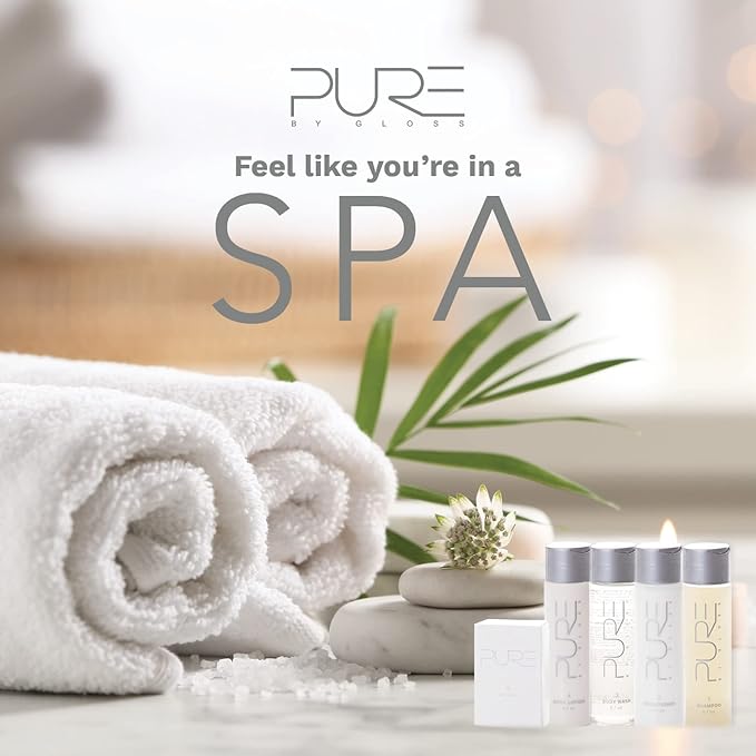 Pure By Gloss Conditioner – Fresh Lemon Scent – for All Hair Types – Cruelty Free and Paraben Free – Luxurious Moisturizing, Softening & Detangling Formula – for Men and Women – 8.5oz Each – 3 Pack