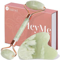 BAIMEI IcyMe Jade Roller & Gua Sha Facial Tool Set for Face Depuffing