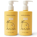 Dabble & Dollop Lemon Kids 3-in-1 Body Wash, Shampoo & Bubble Bath – Tear-Free, Gentle, Natural-Origin, Hypoallergenic and Safe for Sensitive Skin (10 fl oz, Pack of 2)