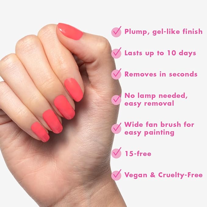Olive & June Long Lasting Nail Polish, Maine Character Energy Lobster Red