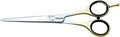 Jaguar Silver Line Perfect Hair Cutting Shear with 22K Gold-Plated Handles – Professional Salon Scissors for Precision Cutting & Advanced Slicing Performance