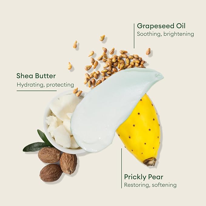 LUMA & LEAF Stretch Mark Cream for Pregnancy, Belly Butter for Stretch Marks & Scars, Whipped Shea Butter with Prickly Pear & Vitamin E, Safe for Pregnancy & Postpartum, Fragrance Free 5 oz