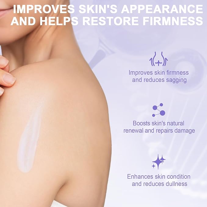 Anroha Moon Dream Overnight Toning Whip - Help Get Dreamy, Firming and Smoother-Looking Skin on Neck, Arms, Thighs - Advanced Nightly Body Lotion with Peptides & Antioxidants - 6.8 Fl Oz