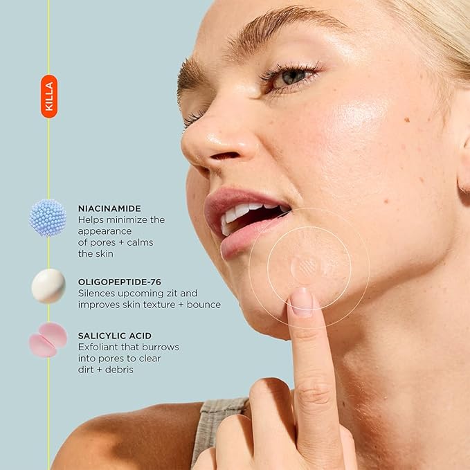 ZitSticka Killa Microdart Pimple Patches for Face - Most Potent Pimple Patch with Fast-Acting Microdarts - For Deep, Early-Stage Zits with Salicylic Acid - Regular 4 Count with Cleaning Swab