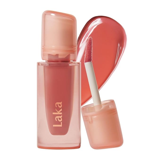 Laka Jelling Nude Gloss, 4.5g/0.15oz, Sheer Hydrating Lip Oil with No Stain, Non-Sticky, Nourishing Gloss for a Glowy Look, K-Beauty (#310 Melbaring)