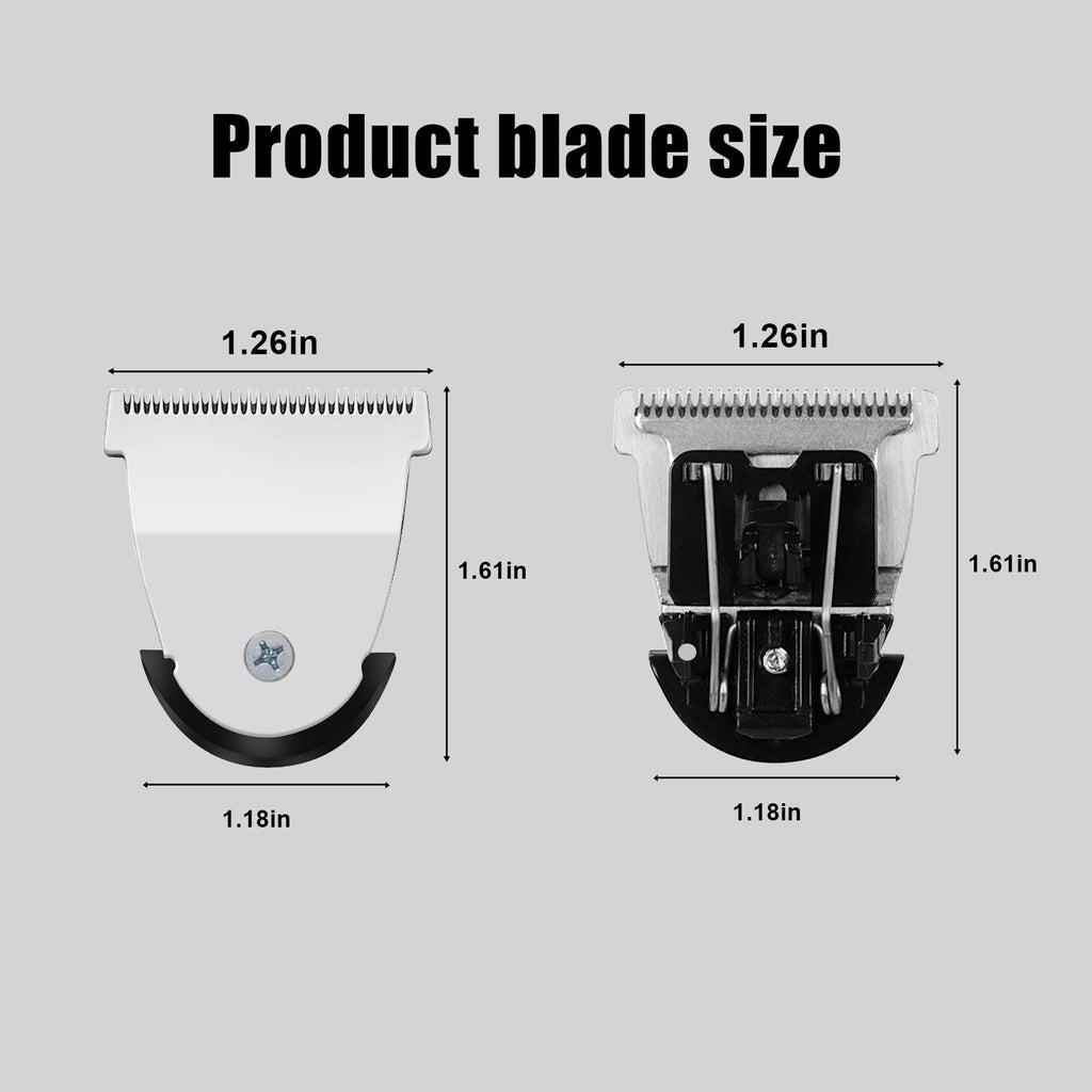 2 Pack Professional Detachable Hair Clipper Replacement Blades #2111 Blade Compatible with Wahl Mag Trimmers 8841/8143 /8700- Fits Professional Barbers and Stylists