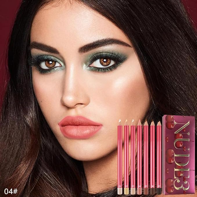 Hxssll 12Pcs Matte Lipstick Crayon Lip Liner pencil Set, Creamy & Hydrating Matte Lip Pencil, Smudge-Proof, Long-Wear Waterproof Lipstick Liner to Create Perfect Lip Makeup (12pcs) Set #02
