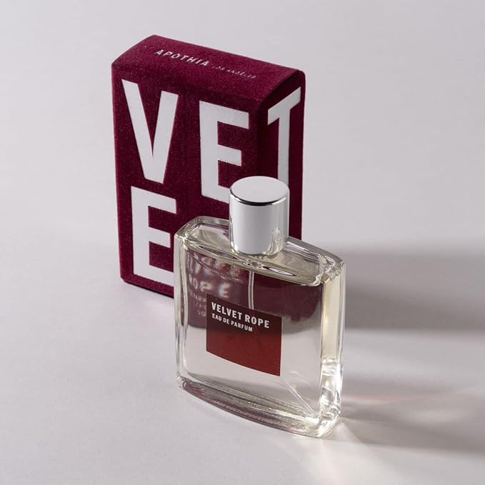 APOTHIA VELVET ROPE | Eau de Parfum | Vanilla, Jasmine, Grapefrut, White Musk | Clean, Long Lasting Amber Vanilla Perfume for Women | Non-Toxic, Cruelty Free Fragrance | 50 ml