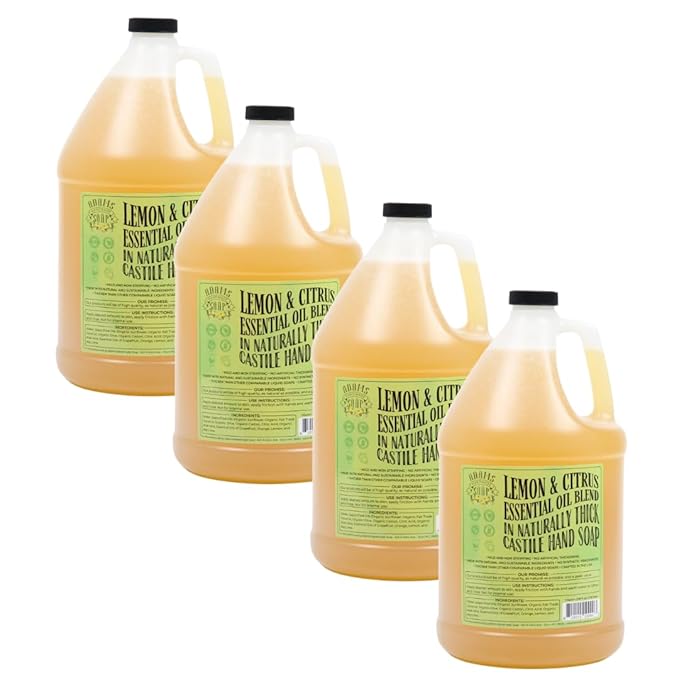 Adams Handmade Soap Liquid Hand Soap 1 Gal (Lemongrass