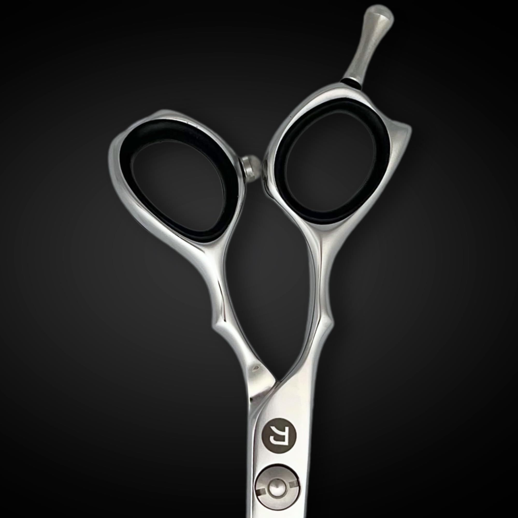 Left Handed Set of Hair Cutting Shears - Saki Kotaro - Made from Japanese 440C Steel - 6 Inch Set Includes Left Hair Scissors, Left Thinning Shears, Razor and Leather Shears Case