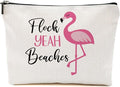 Flamingo Makeup Bag - Animal Lover Summer Cosmetic Bag, Funny Toiletry Bag for Women, Graduation & Birthday Gifts