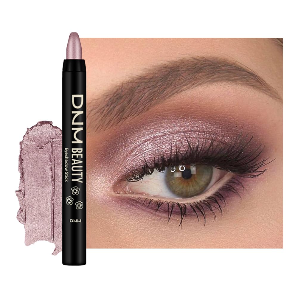 IATMOMOD Magnetic Mauve Shimmer Cream Eye Shadow Stick Makeup for Women, Shimmer Eyeliner Pencil Eyeshadow Brightener Stick for Eyes, Waterproof Eyeshadow Applicator Blendable sombras para ojos 72#