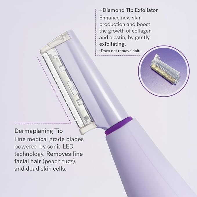 Michael Todd Beauty Sonicsmooth Pro+ Dermaplaning System & Eyebrow Trimmer