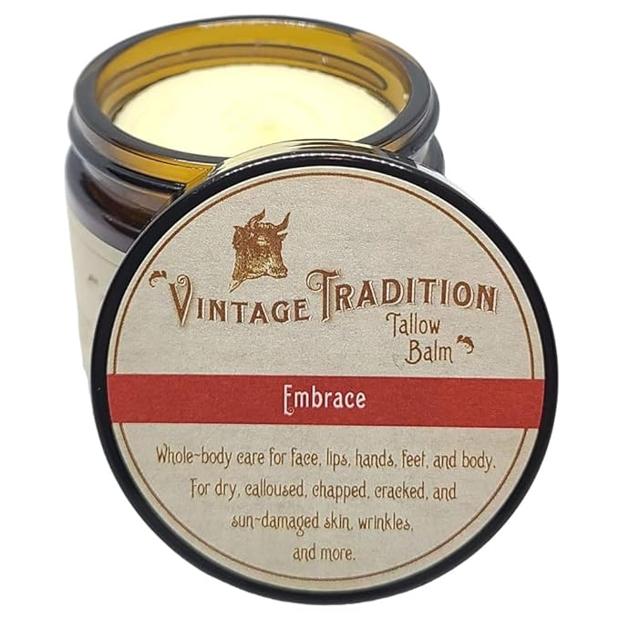Vintage Tradition Jasmine Grass-Fed Tallow Balm | All-Purpose 2 oz