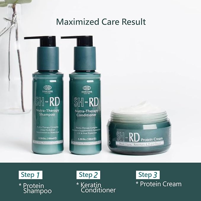 SH-RD Protein Cream for Dry Damaged Hair | Leave-In Protein Hair Treatment | Conditioning Haircare Product for All Hair Types - 1.69oz/50ml