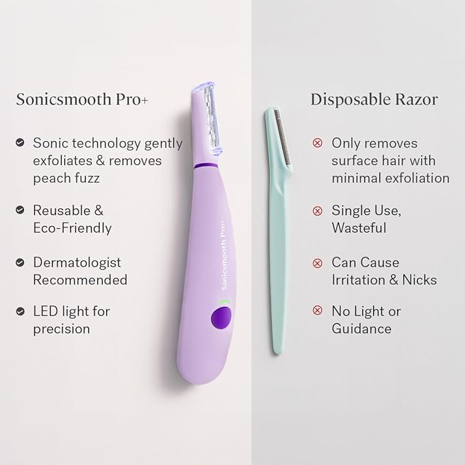 Michael Todd Beauty Sonicsmooth Pro+ Dermaplaning System & Eyebrow Trimmer