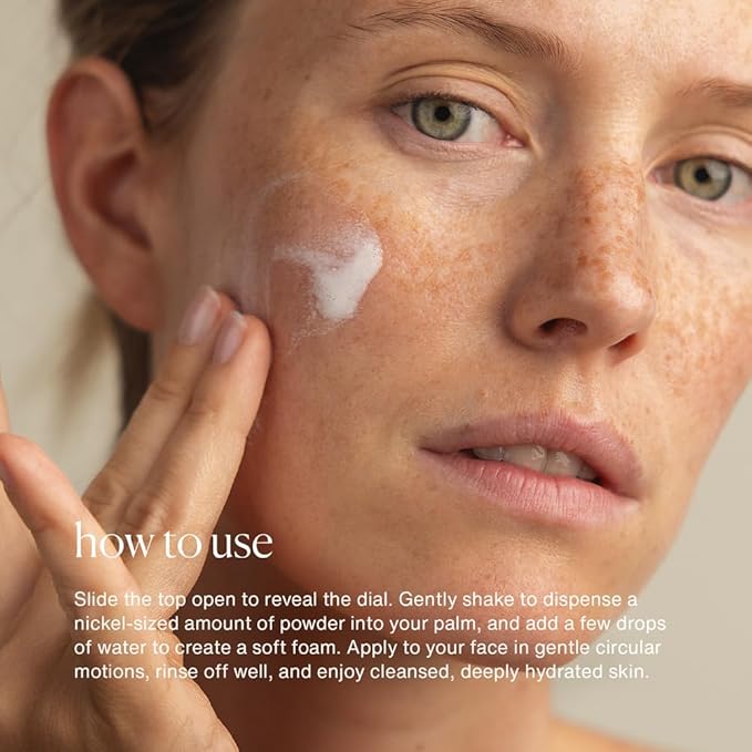 evolvetogether x Joanna Czech, Rosemary Enzyme Cleanser, Fiji, 1.41 oz