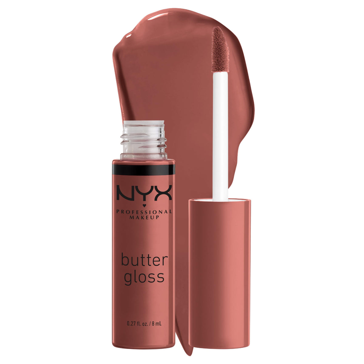 NYX PROFESSIONAL MAKEUP Butter Gloss, Non-Sticky Lip Gloss - Red Velvet (Deep Red)