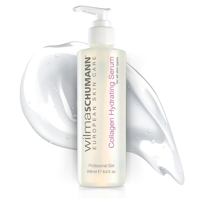 Wilma Schumann Collagen Hydrating Serum, Face Serum for Women, 8oz