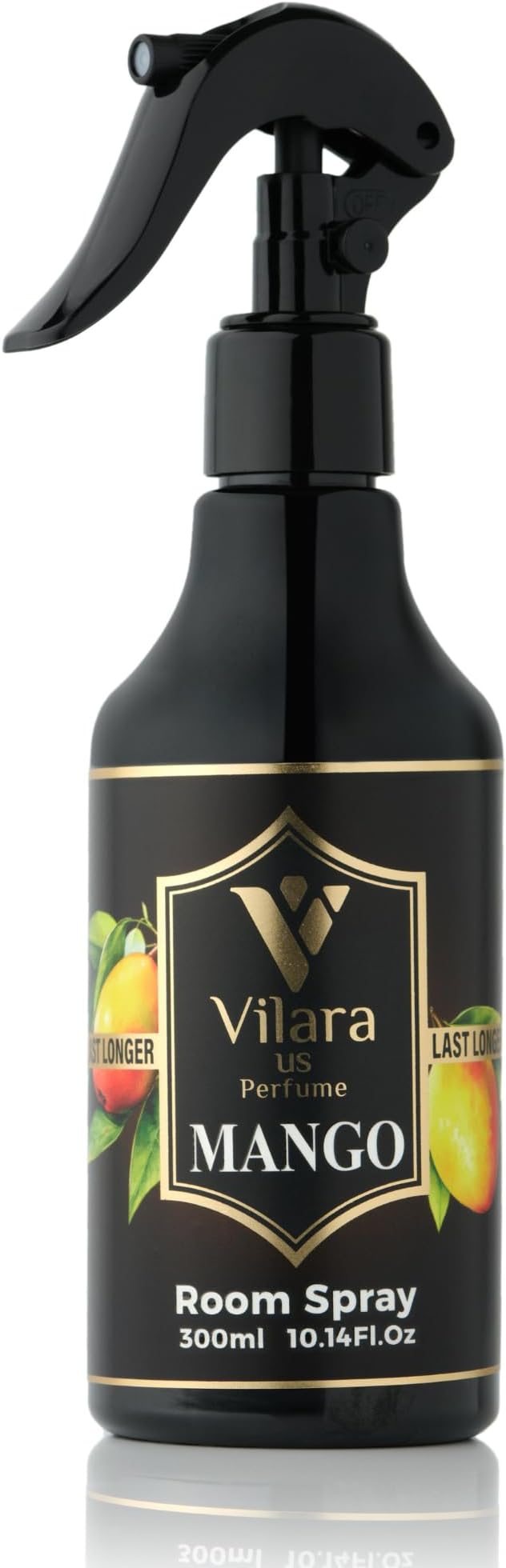 Vilara US Perfume Room Spray Freshener - Long-Lasting Luxury Scents - Room and Linen Spray for Bedding, Sheets, Fabric, Furniture for Aromatherapy - 10.14 fl oz (Mango)