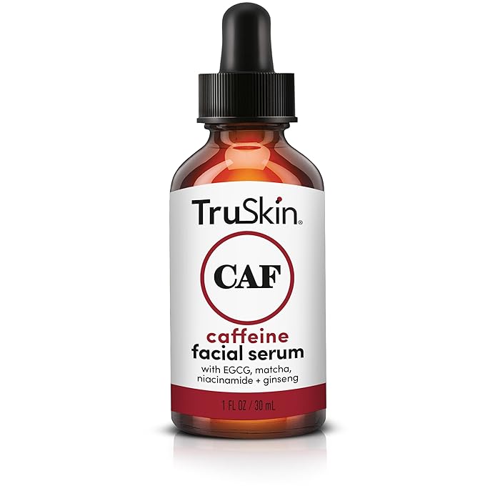 TruSkin Caffeine Face & Eye Serum for Dark Circles & Puffiness, 1 fl oz