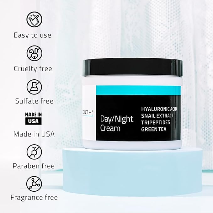 YEOUTH Day Night Face Cream with Snail Mucin for Dry Skin, 4oz