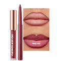 Hyesamyo Dark Red Lip Liner Waterproof Lip Kit With Lip Liner and Gloss Long Lasting Pluming Smudge proof Highly Pigmented Lip Liner Set with Lipgloss (12# Dark Red)