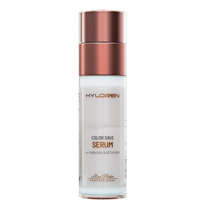 Color Save Serum with Hyaluronic Acid for Colored, Damaged, Repair Treatment, Prevents Fading, Anti Frizz for Soft, Shiny, Healthy Hair 50ml