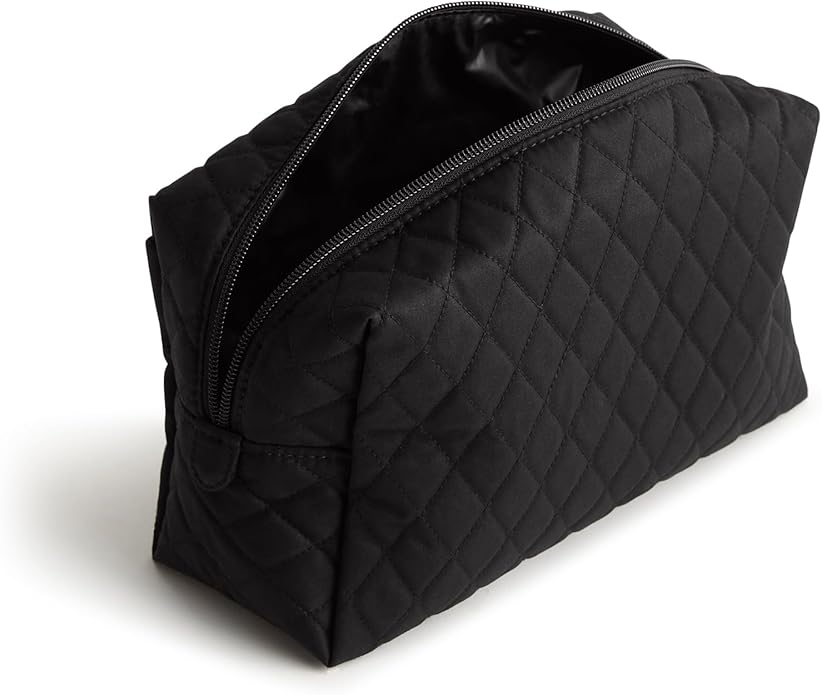 Vera Bradley Women's Premium Cotton Large Cosmetic, Moonless Night, One Size
