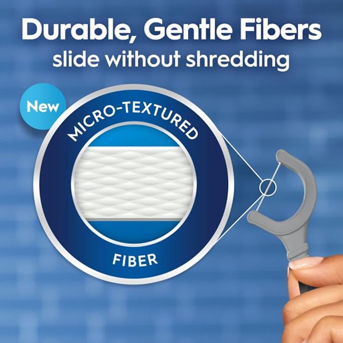 Oral-B Glide Ultra Deep Clean Floss Picks, Removes Food and Plaque, Cool Mint Flavor, 75 Count, Pack of 3