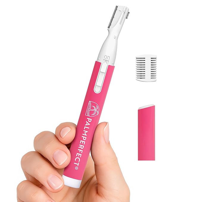 PalmPerfect Personal Hair Trimmer – Painless Precision Shaver for Eyebrows