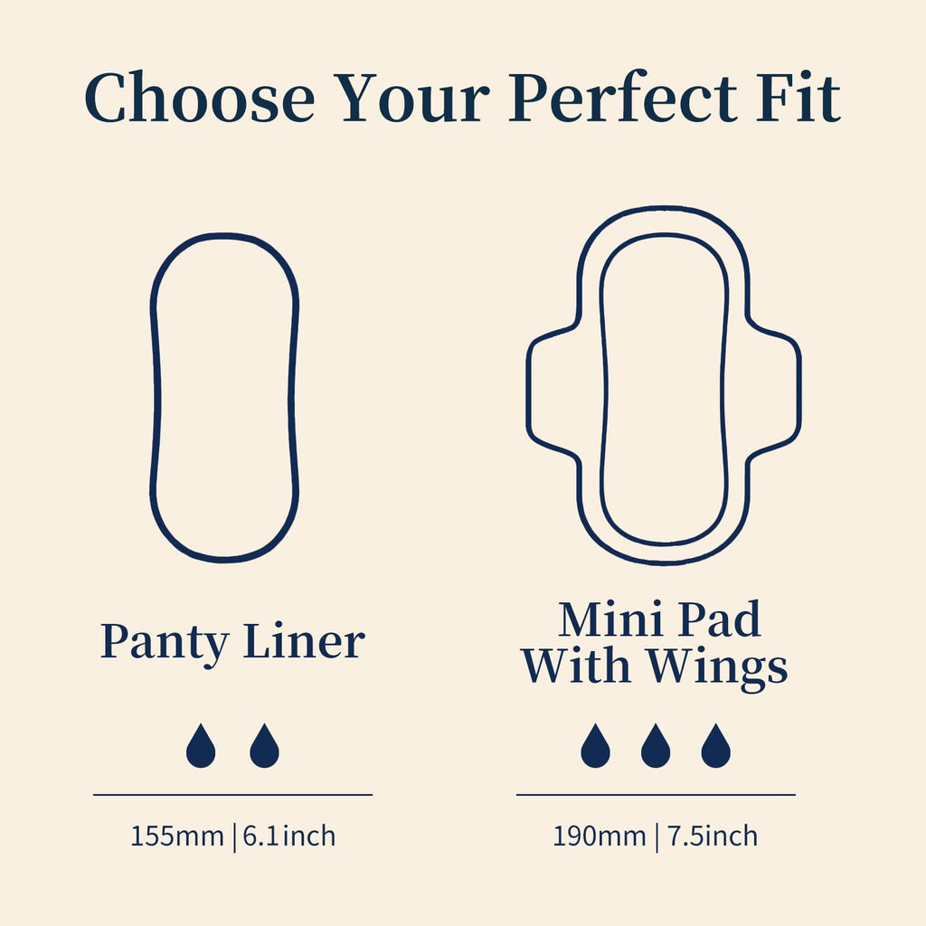 MODAL Silk-Ultra Thin Winged Panty Liners for Women, 80 Count