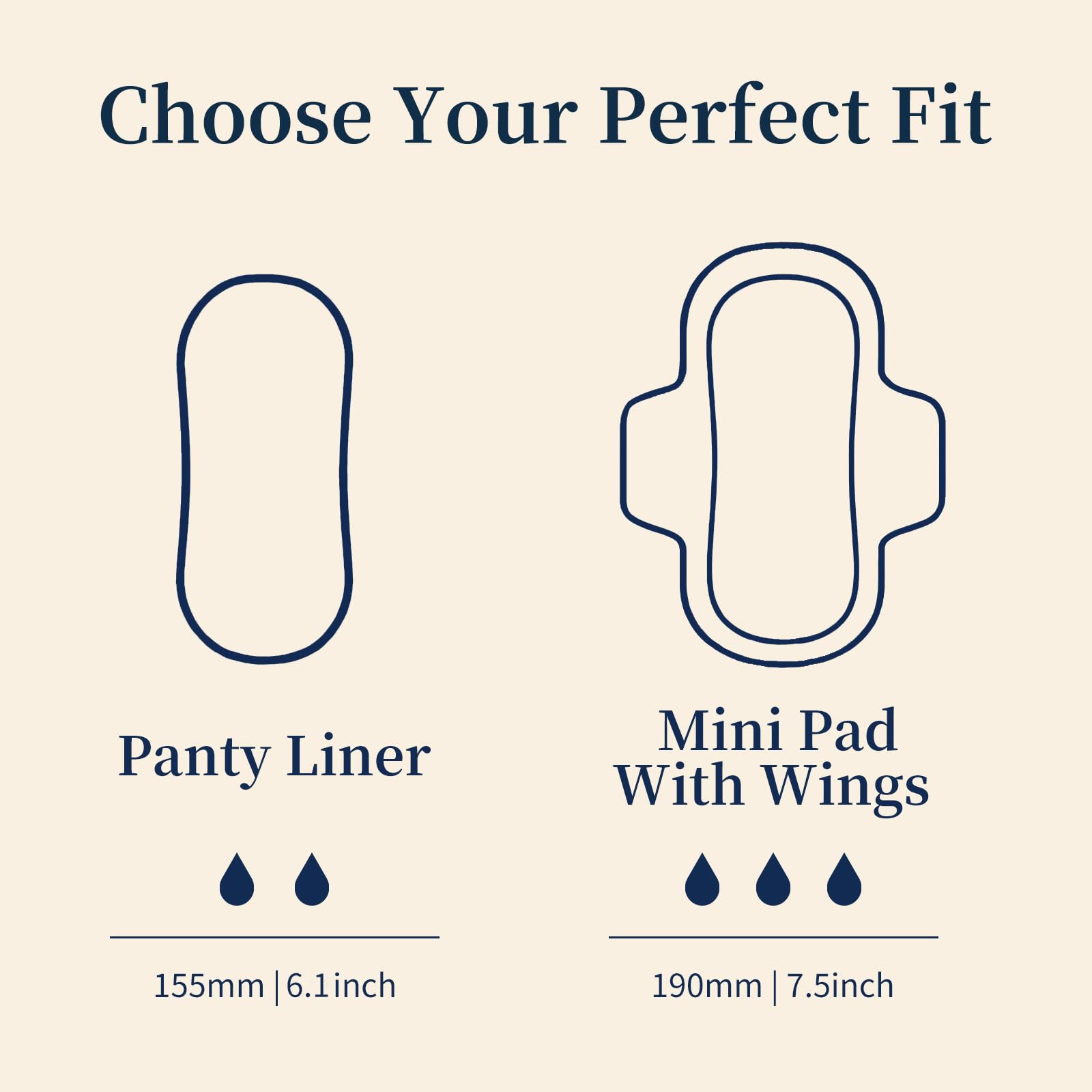 MODAL Silk-Ultra Thin Winged Panty Liners for Women, 80 Count