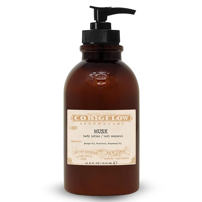 C.O. Bigelow Musk Body Lotion, 10.5 fl oz