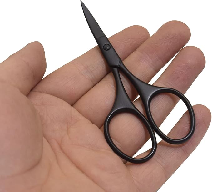 Motanar Multicolor Professional Grooming Scissors for Facial Hair Removal