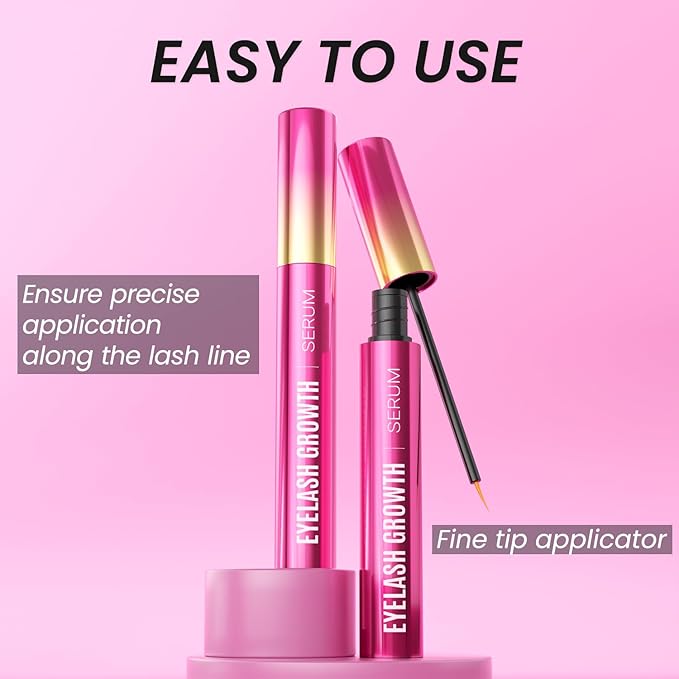 Sobetuar Eyelash Growth Serum - Volumizing Lash Serum for Longer & Thicker Lashes - Natural, Vegan & Gentle (5 mL)