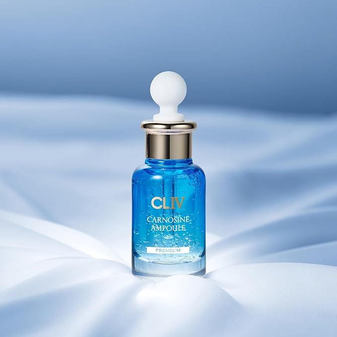 CLIV Carnosine Ampoule, Korean Skincare Hydrating & Smoothing Face Serum with Carnosine, Retinol & Peptides, Moisture Layering for Skin Balance, balloon serum 1.01 fl oz