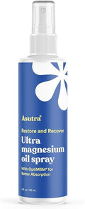 ASUTRA Zechstein Ultra Pure Magnesium Oil Spray for Feet with OptiMSM