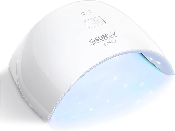 SUNUV UV LED Nail Lamp, UV Light for Gel Nail Polish Dryer SUN9C Blue