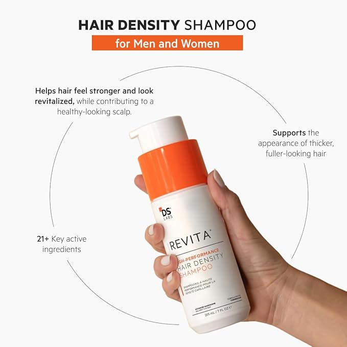 DS Labs Revita Hair Density Shampoo & Conditioner for Thinning Hair, 205 mL