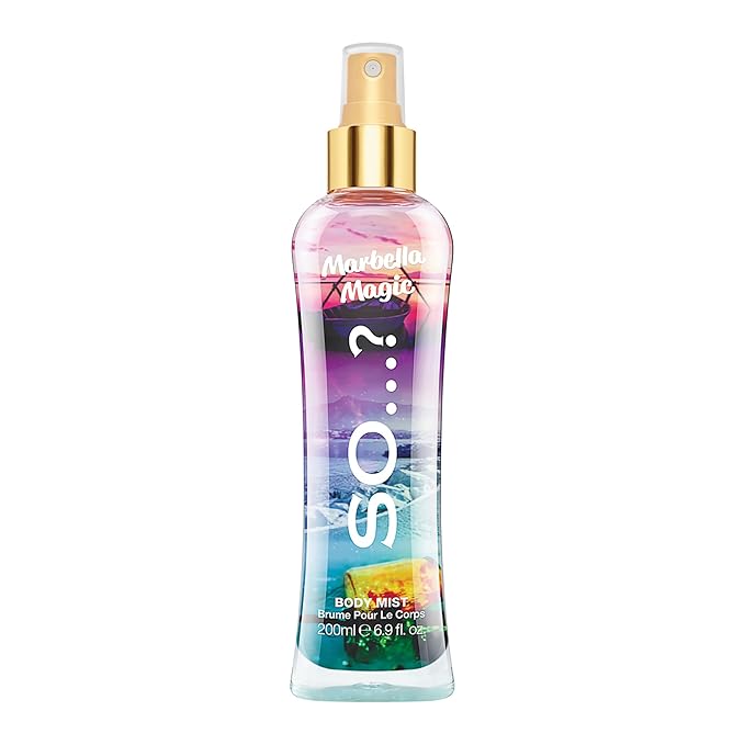 Marbella Magic Body Mist by So…? - Fruity Floral Body Spray for Women with Mango, Vanilla, Musk Notes - Gifts for Women - 6.9 oz