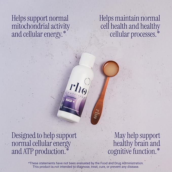 Rho Nutrition Liposomal NAD+ Liquid Supplement