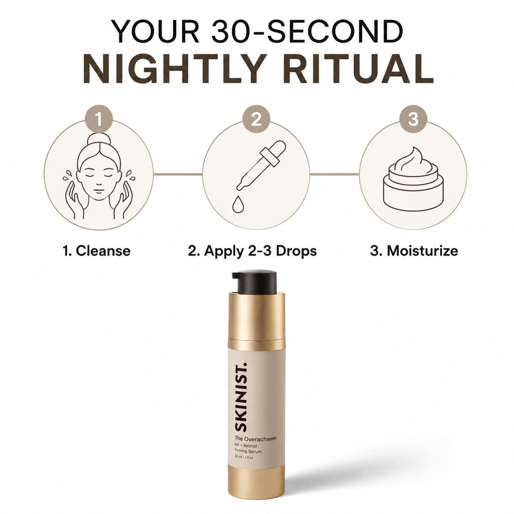 SKINIST The Overachiever Serum 1oz - Hyaluronic Acid + Retinol Anti-Aging